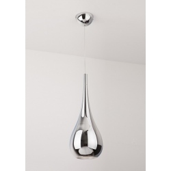 Drop lampa wisząca chrom