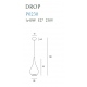 Drop lampa wisząca chrom MAXLight