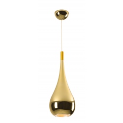 Drop lampa wisząca złota