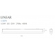 Linearc113 plafon czarny 36w 4000k MAXLight