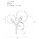 Lollipop kinkiet czarna MAXLight