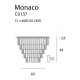 Monaco plafon 60 cm MAXLight