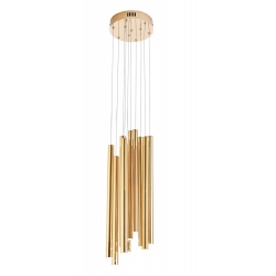 Organic lampa wisząca 10x złota mała ściemnialna