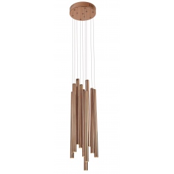 Organic lampa wisząca 10x1 copper mała ściemnialna