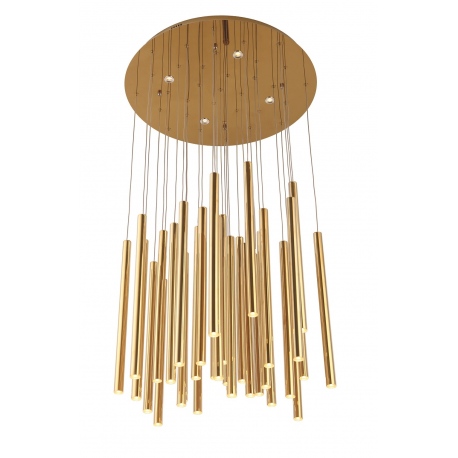 Organic lampa wisząca 33x1 złota ściemnialna MAXLight