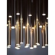 Organic lampa wisząca 33x1 złota ściemnialna MAXLight
