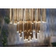 Organic lampa wisząca 33x1 złota ściemnialna MAXLight