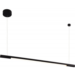 Organic lampa wisząca horizon 100cm czarna ściemnialna