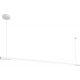 Organic lampa wisząca horizon 150cm biała MAXLight