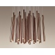 Organic lampa wisząca organic 33x1 copper ściemnialna MAXLight