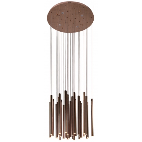 Organic lampa wisząca organic 33x1 copper ściemnialna MAXLight