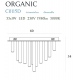 Organic plafon 33x1 chrom ściemnialny MAXLight