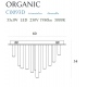 Organic plafon 33x1 miedź ściemnialny MAXLight