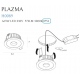 Plazma oprawa podtynkowa biała ip54 MAXLight
