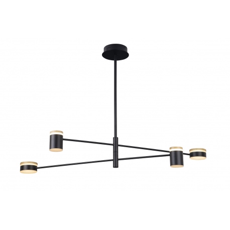 Puma lampa wisząca led 4x 7w bk gd wd MAXLight