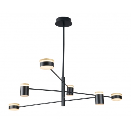 Puma lampa wisząca led 6x 7w bk gd wd MAXLight