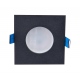 Square oprawa podtynkowa kwadratowa czarna ip44. gu10 MAXLight
