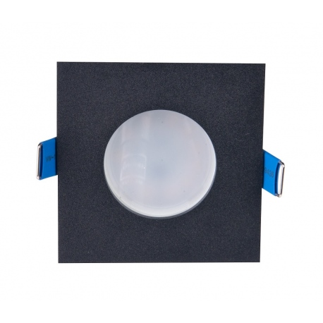 Square oprawa podtynkowa kwadratowa czarna ip44. gu10 MAXLight
