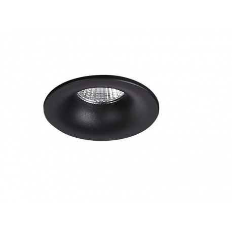 Yuca oprawa podtynkowa max nieruchoma czarna 3w MAXLight