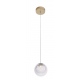 Zoe lampa wisząca 1x1.5w złota MAXLight