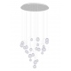 Zoe lampa wisząca 24x1.5w chromowa MAXLight