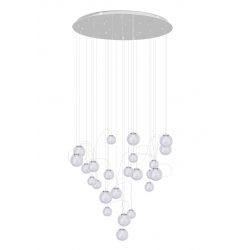 Zoe lampa wisząca 24x1.5w chromowa