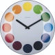 Dots Dome zegar 35cm biały szklany NeXtime