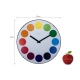 Dots Dome zegar 35cm biały szklany NeXtime