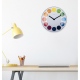 Dots Dome zegar 35cm biały szklany NeXtime