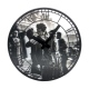 Kiss me in Paris zegar soczewkowy czarny 39cm NeXtime
