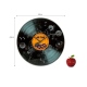All the Disco zegar czarny szklany 43cm NeXtime