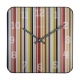 Smithy Dome Square zegar kolorowy szklany 35x35cm NeXtime