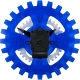 Moving Gears zegar tworzywo niebieski 35cm NeXtime