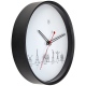 World Tour nXt zegar tworzywo czarno biały 30cm NeXtime