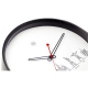 World Tour nXt zegar tworzywo czarno biały 30cm NeXtime