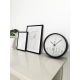 World Tour nXt zegar tworzywo czarno biały 30cm NeXtime