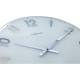 Reflect zegar białe szkło lustrzane 43cm NeXtime