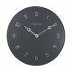 Carousel zegar szklany szary 40cm NeXtime