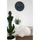 Carousel zegar szklany szary 40cm NeXtime