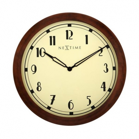 Royal zegar metalowy brązowy 60cm NeXtime