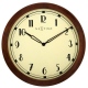 Royal zegar metalowy brązowy 60cm NeXtime