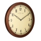 Royal zegar metalowy brązowy 60cm NeXtime
