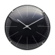 Big Stripe Mini Dome zegar tworzywo czarny 20cm NeXtime
