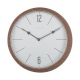 Cork zegar korkowy szklany biały 30cm NeXtime