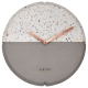 Conrazzo zegar betonowy jasny szary 32cm NeXtime