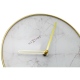 Marble Table zegar biało złoty 20cm NeXtime