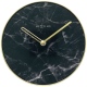Marble Table zegar czarno złoty 20cm NeXtime