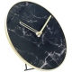 Marble Table zegar czarno złoty 20cm NeXtime