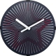 Motion Star Kinegram zegar czerwony metalowy 30cm NeXtime