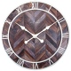 Roman Vintage zegar ciemny drewniany 58cm NeXtime